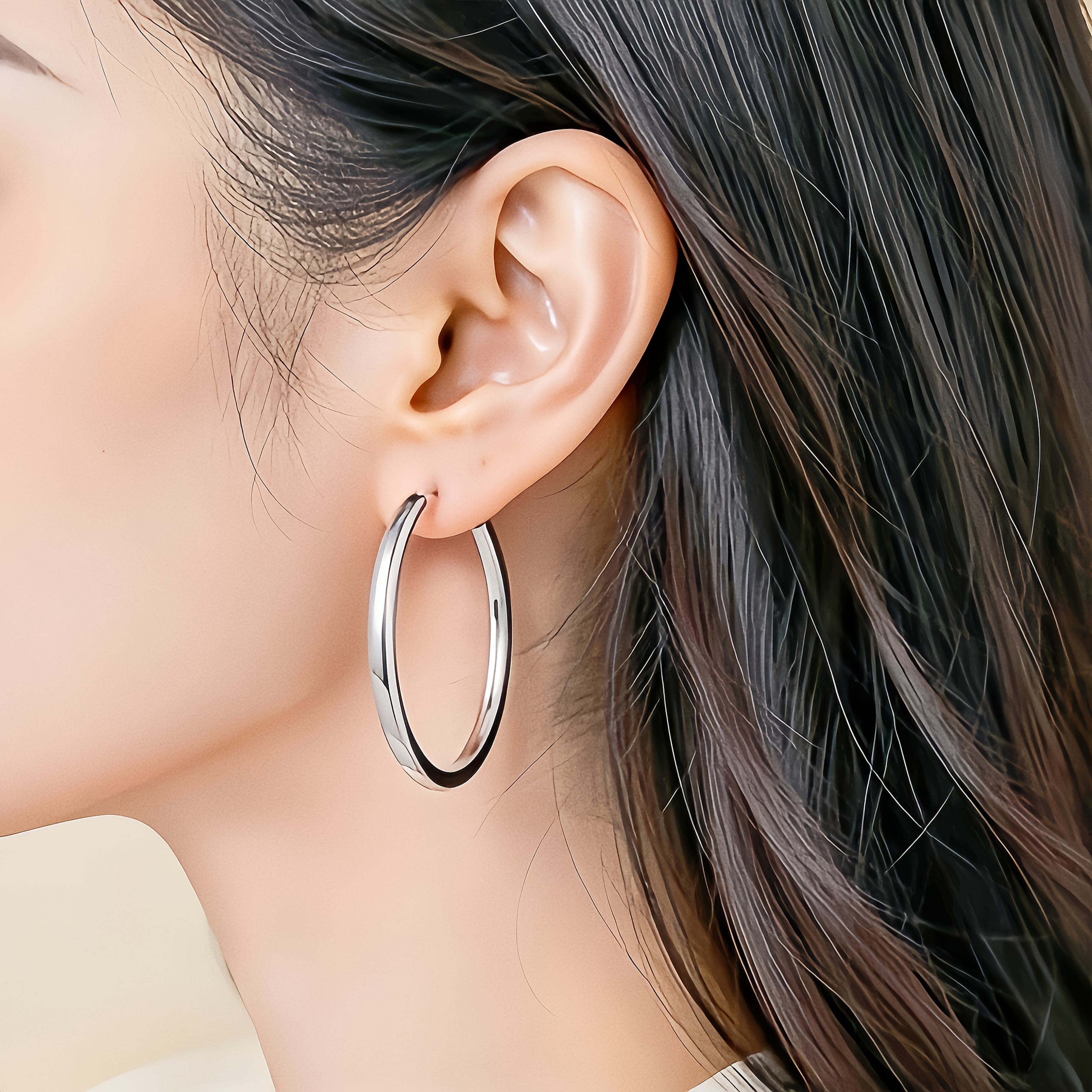 Women's Simple Low Sensitivity Earrings, Designer Gift